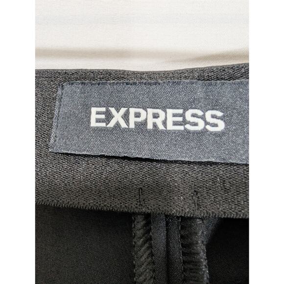 Express Supersoft Twill Boot High Rise Pants Black Size M NWT - Picture 8 of 8